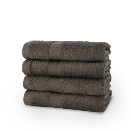 Set 4 Prosoape Fata 50x100cm 100% bumbac 500 g/mp, premium, Gri - Img 3