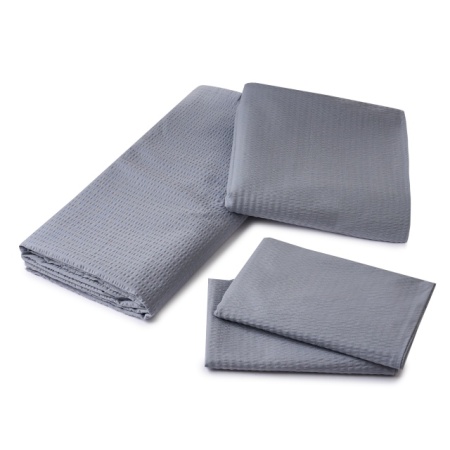 Lenjerie de pat hotel CREPON 125 gr/mp Gri - Img 2