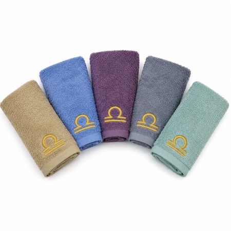 Set 5 prosoape de mâini și bucătărie cu broderie Balanță, 30 × 50 cm, 400 g/m² - Img 5