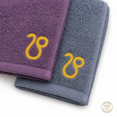 Set 5 prosoape de mâini și bucătărie cu broderie Leu 30 × 50 cm, 400 g/m² - Img 5