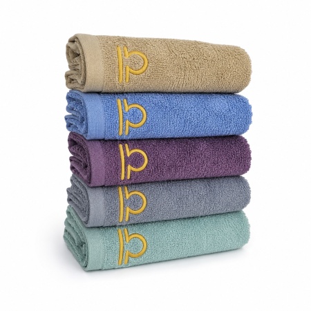 Set 5 prosoape de mâini și bucătărie cu broderie Balanță, 30 × 50 cm, 400 g/m² - Img 2