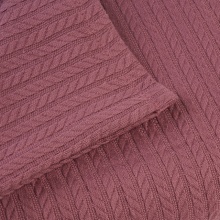 Cuvertură Pled tip Spic Bordo – 240 × 240 cm, 100% bumbac, 300 g/mp - Img 2
