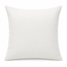 Pernă decorativă 45 × 45 cm cu perna TNT si fata inclusă, material blackout –Alb