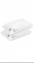 Set 2 perne matlasate microfibra HypoallergenicMed Somnart, 50x70 cm, lavabile la 95°C