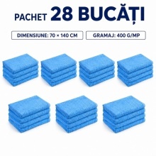 Set 28 prosoape de corp 70×140 cm, 400 g/mp – Gama Practic