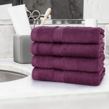 Set 4 Prosoape Corp 70x140cm 100% bumbac 500 g/mp, premium, Mov