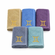 Set 5 prosoape de mâini și bucătărie cu broderie Gemeni 30 × 50 cm, 400 g/m²