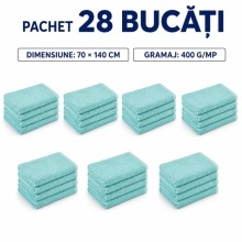 Set 28 prosoape de corp 70×140 cm, 400 g/mp – Gama Practic