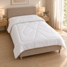 Pilotă de iarnă din lână 150 × 200 cm, 650 g/m², exterior ranfors 100% bumbac – Hotel Supplier