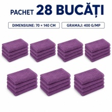 Set 28 prosoape de corp 70×140 cm, 400 g/mp – Gama Practic