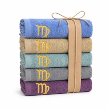 Set 5 prosoape de mâini și bucătărie cu broderie Fecioara 30 × 50 cm, 400 g/m² - Img 5