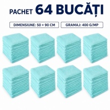 Set 64 prosoape economice 50×90 cm, 400 g/mp – Gama Practic-Aqua