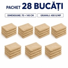 Set 28 prosoape de corp 70×140 cm, 400 g/mp – Gama Practic
