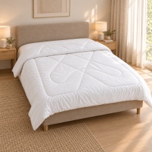 Pilotă de iarnă din lână 180 × 200 cm, 650 g/m², exterior ranfors 100% bumbac – Hotel Supplier
