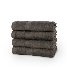 Set 4 Prosoape Fata 50x100cm 100% bumbac 500 g/mp, premium, Gri - Img 3