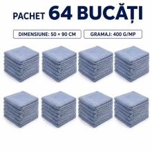 Set 64 prosoape economice 50×90 cm, 400 g/mp – Gama Practic-Gri