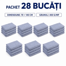 Set 28 prosoape de corp 70×140 cm, 400 g/mp – Gama Practic