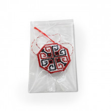 Martisor Brodat cu motiv traditional