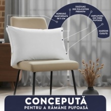 Pernă Hotel Collection Bedding – Set 2 bucăți, 50x60x10 cm - Img 3