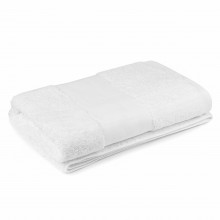 Prosop baie pentru brodat, Bumbac 100%, alb, 70x140cm - 700g/mp - Img 2