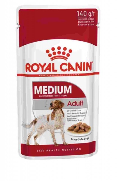 Hrana umeda pentru caini, Royal Canin, Medium Adult, Box 10 x 140 G - Img 3