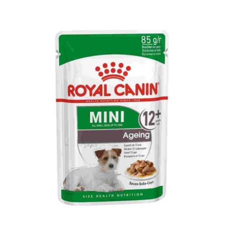 Hrana umeda pentru caini, Royal Canin, Mini Ageing, Box 12 x 85G - Img 3