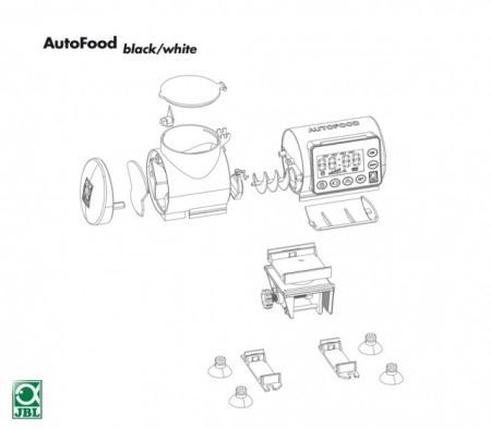 Hranitor automat pentru acvariu, JBL AutoFood WHITE - Img 4