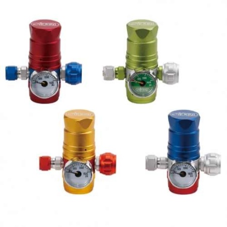 CO2 Vertical Pressure-Reduced Regulator, ISTA I-648-4, Albastru - Img 2
