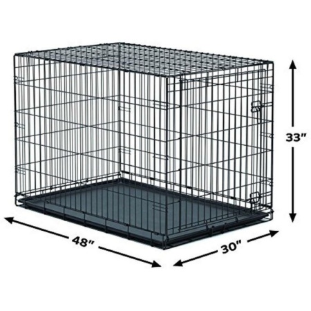 Cusca metalica pentru caini, New World, B48, 122 CM - Img 3