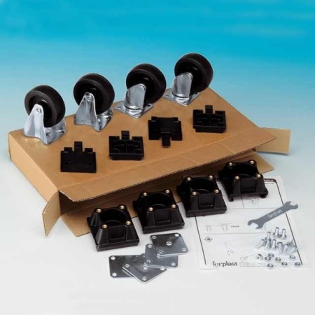 Kit roti pentru custi transport caini, Ferplast, Atlas 70 - Img 2