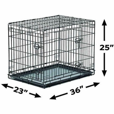 Cusca metalica pentru caini, New World, B36DD, 92 CM - Img 3