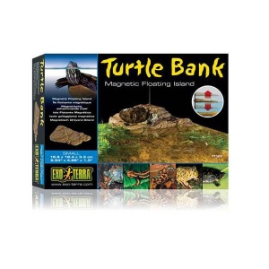Decor terariu, Exo Terra, Turtle Bank Small, 16.6 x 12.4 x 3.3 cm (6.54" x 4.88" x 1.3"), PT3800