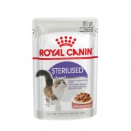 Hrana umeda pentru pisici, Royal Canin, Sterilised in Gravy, 12 buc x 85g