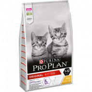 Hrana uscata pentru pisici, Purina Pro Plan, Original Kitten Pui, 1,5 kg