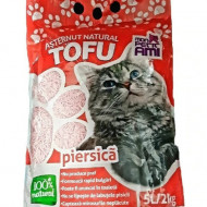 Asternut igienic pentru pisici, Mon Petit Ami Tofu Piersica, 5 L