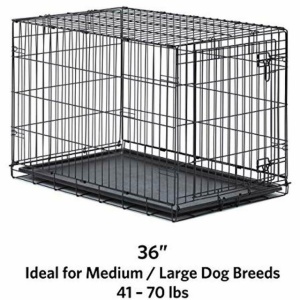 Cusca metalica pentru caini, New World, B36, 92 CM - Img 2