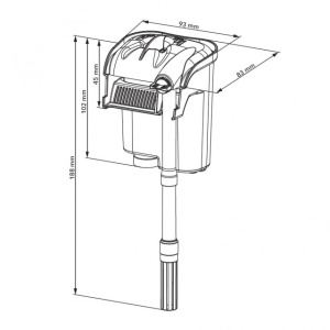 Filtru extern acvariu, Aquael, Versamax Mini, 113175 - Img 8