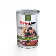 Hrana umeda pentru caini, Nutraline, Dog Adult Monoprotein Miel Ulei de Sofranel, 400 G