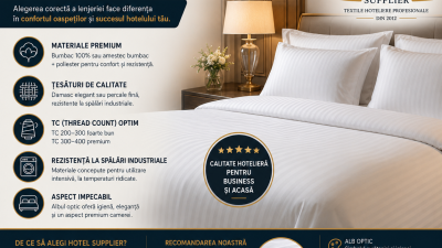 Lenjeriile de Pat Hoteliere: Ghid Complet pentru Alegerea unei Lenjerii de Lux în Hoteluri și Apartamente