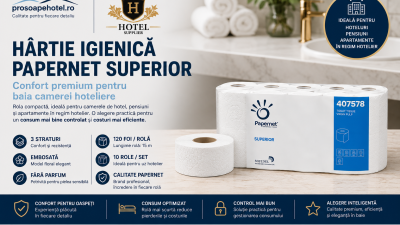 Hârtia igienică pentru hoteluri nu trebuie să fie doar premium. Trebuie să fie și practică.
