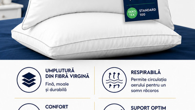 Perne Hotel Collection Bedding: cum alegi setul de 2 perne