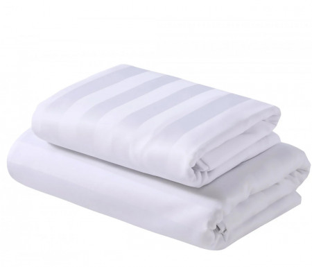 Lenjerie de pat hotel DAMASC GROS 165 g/mp dunga 2.7 cm