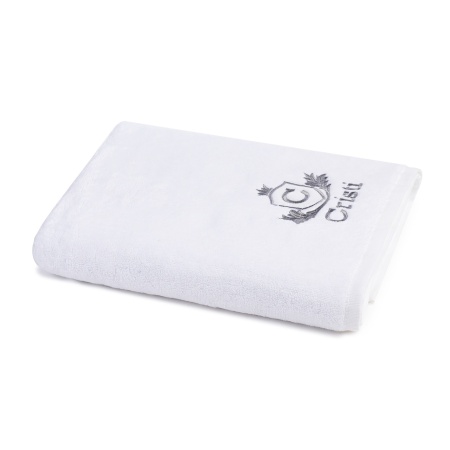 Set 2 Prosoape baie Brodate Alb/Colorat cu broderie color Model Royal, Nume, bumbac 100% - Img 3