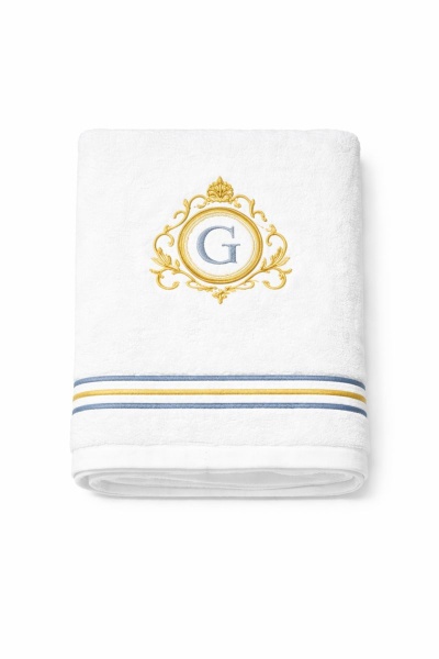 Set prosoape brodate de lux – Hotel Supplier | Monogramă Imperială - Img 2