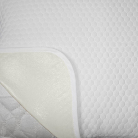Protectie Perna Royal Home, Soft Touch, Model Fagure, Impermeabila, Tricot Matlasat, 50 x 70 cm, Alb