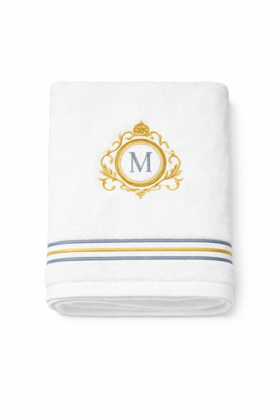 Set prosoape brodate de lux – Hotel Supplier | Monogramă Imperială - Img 3