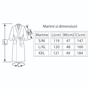 Halat de baie BRODAT PREMIUM din bumbac 100%, fir zero twist, 360 g/mp – moale, ușor și absorbant Bej - Img 3