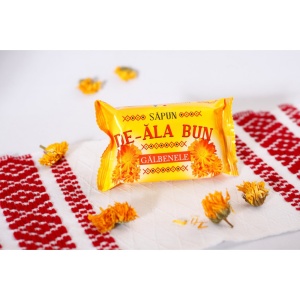 Săpun solid De-ala Bun cu extract de gălbenele, 90 g