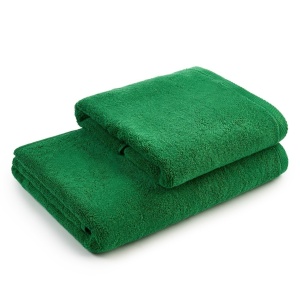 Set 2 Prosoape baie Brodate Alb/Colorat cu broderie color Model Inima, Nume, bumbac 100% - Img 6