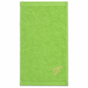 Prosop de mâini personalizat cu inițială brodată, 30 × 50 cm, bumbac 100%, 500 g/m² – 4 culori disponibile - Img 3